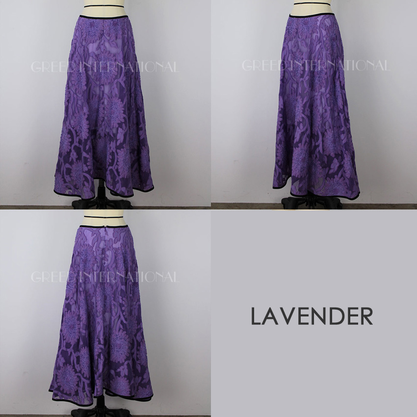 新品 GREED  Flower Pattern Jacqurd Skirt